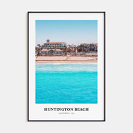 Huntington Beach Portrait Color Poster