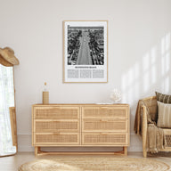 Huntington Beach Travel B&W No 3 Poster