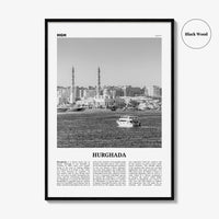 Hurghada Print Black and White, Hurghada Wall Art, Hurghada Poster, Hurghada Photo, Hurghada Wall Décor, Egypt, الغردقة