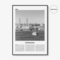 Hurghada Print Black and White, Hurghada Wall Art, Hurghada Poster, Hurghada Photo, Hurghada Wall Décor, Egypt, الغردقة