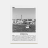 Hurghada Travel B&W Poster