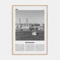 Hurghada Travel B&W Poster