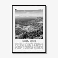 Hurricane Point Print Black and White, Hurricane Point Wall Art, Hurricane Point Poster, Hurricane Point Photo, Hurricane Point Wall Décor