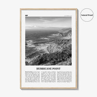 Hurricane Point Print Black and White, Hurricane Point Wall Art, Hurricane Point Poster, Hurricane Point Photo, Hurricane Point Wall Décor