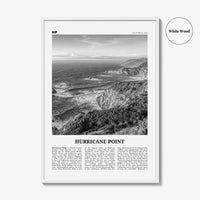 Hurricane Point Print Black and White, Hurricane Point Wall Art, Hurricane Point Poster, Hurricane Point Photo, Hurricane Point Wall Décor