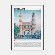 Hyderabad Travel Color Poster
