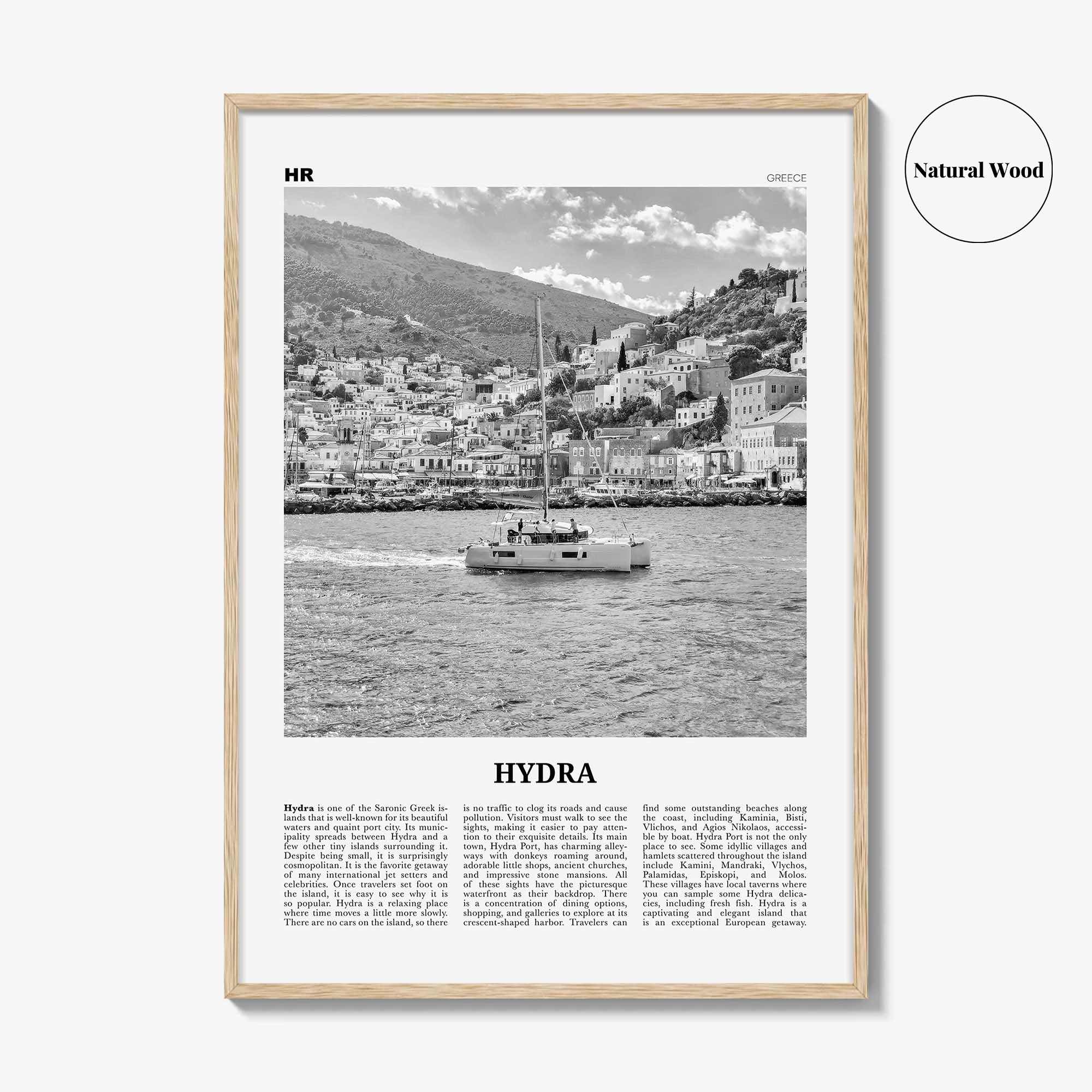 Hydra Print Black and White, Hydra Wall Art, Hydra Poster, Hydra Photo, Hydra Wall Décor, Travel Poster Print, Ydra, Idra, Ύδρα, Greece
