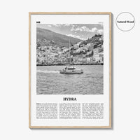 Hydra Print Black and White, Hydra Wall Art, Hydra Poster, Hydra Photo, Hydra Wall Décor, Travel Poster Print, Ydra, Idra, Ύδρα, Greece