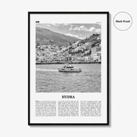 Hydra Print Black and White, Hydra Wall Art, Hydra Poster, Hydra Photo, Hydra Wall Décor, Travel Poster Print, Ydra, Idra, Ύδρα, Greece