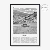 Hydra Print Black and White, Hydra Wall Art, Hydra Poster, Hydra Photo, Hydra Wall Décor, Travel Poster Print, Ydra, Idra, Ύδρα, Greece