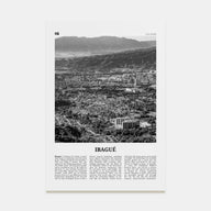 Ibagué Travel B&W Poster
