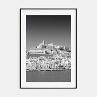 Ibiza Photo B&W Poster