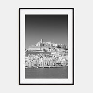 Ibiza Photo B&W Poster
