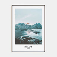 Iceland Portrait Color Poster