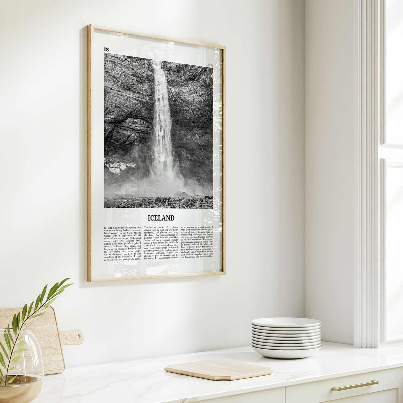 Iceland Print Black and White No 1, Iceland Wall Art, Iceland Poster, Iceland Photo, Iceland Wall Decor, Ísland, Reykjavík, Europe