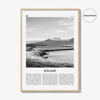 Iceland Print Black and White No 2, Iceland Wall Art, Iceland Poster, Iceland Photo, Iceland Wall Decor, Ísland, Reykjavík, Europe