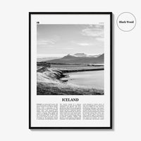 Iceland Print Black and White No 2, Iceland Wall Art, Iceland Poster, Iceland Photo, Iceland Wall Decor, Ísland, Reykjavík, Europe