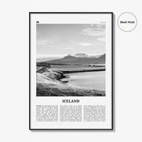 Iceland Print Black and White No 2, Iceland Wall Art, Iceland Poster, Iceland Photo, Iceland Wall Decor, Ísland, Reykjavík, Europe