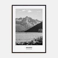 Idaho Portrait B&W No 1 Poster