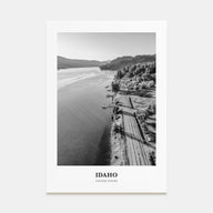 Idaho Portrait B&W No 2 Poster