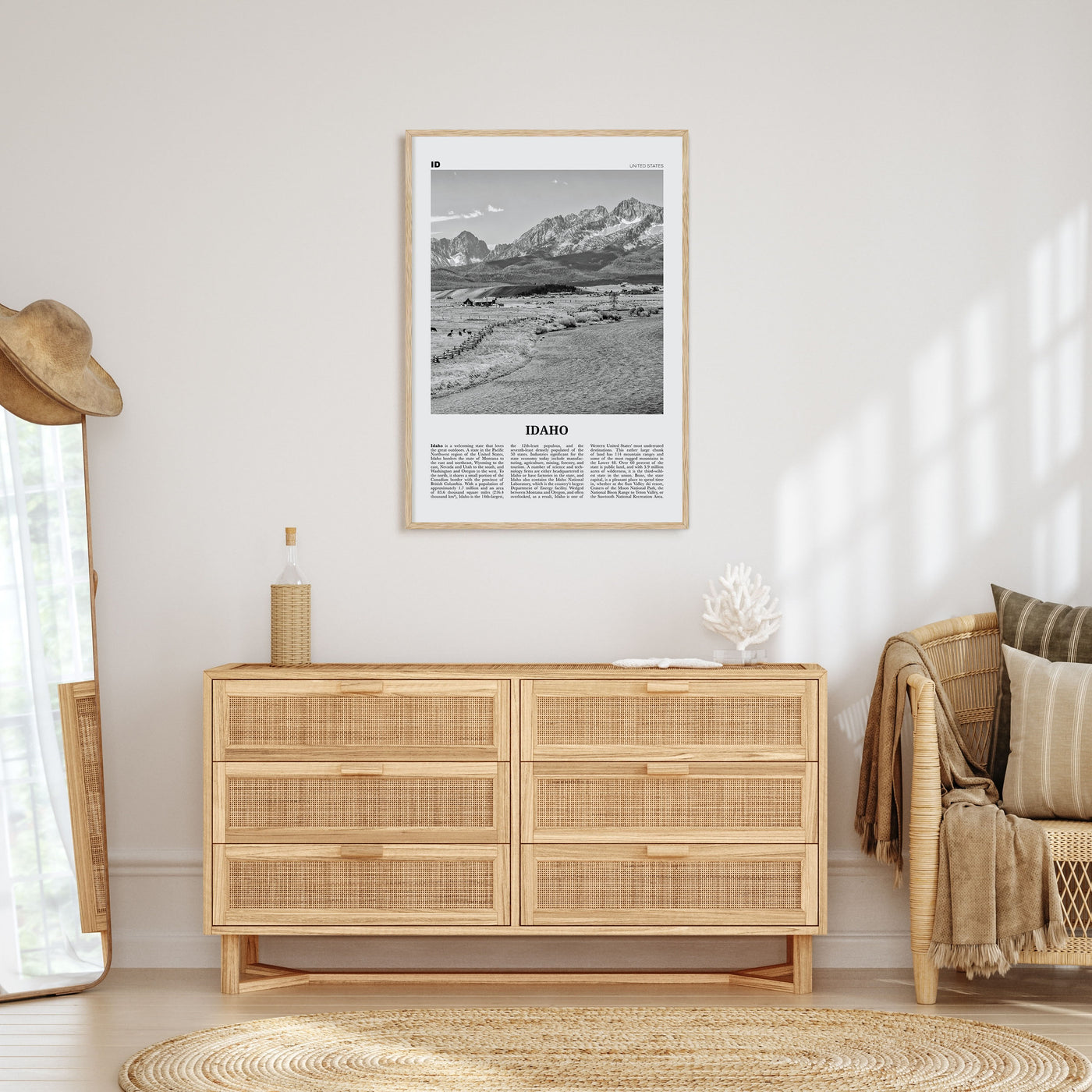 Idaho Travel B&W No 2 Poster