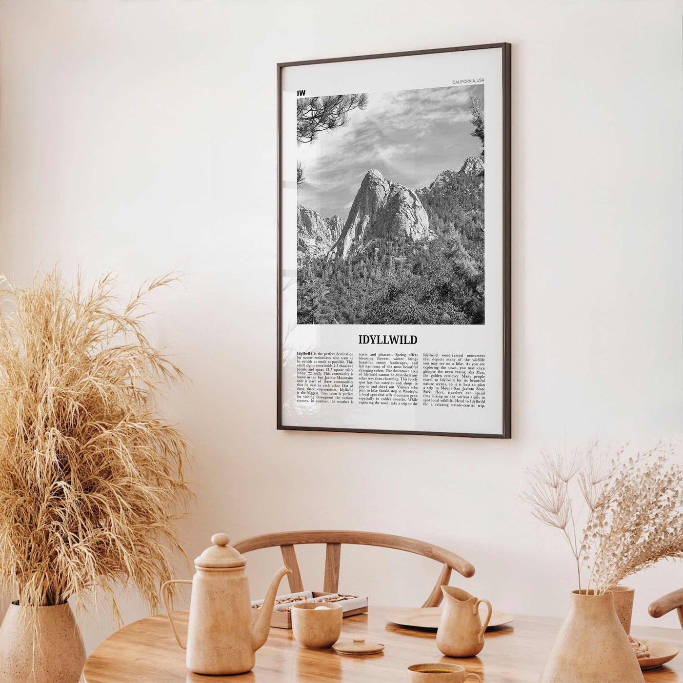 Idyllwild Print Black and White No 2, Idyllwild Wall Art, Idyllwild Poster, Idyllwild Photo, Idyllwild Wall Décor, California, USA