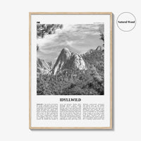 Idyllwild Print Black and White No 2, Idyllwild Wall Art, Idyllwild Poster, Idyllwild Photo, Idyllwild Wall Décor, California, USA