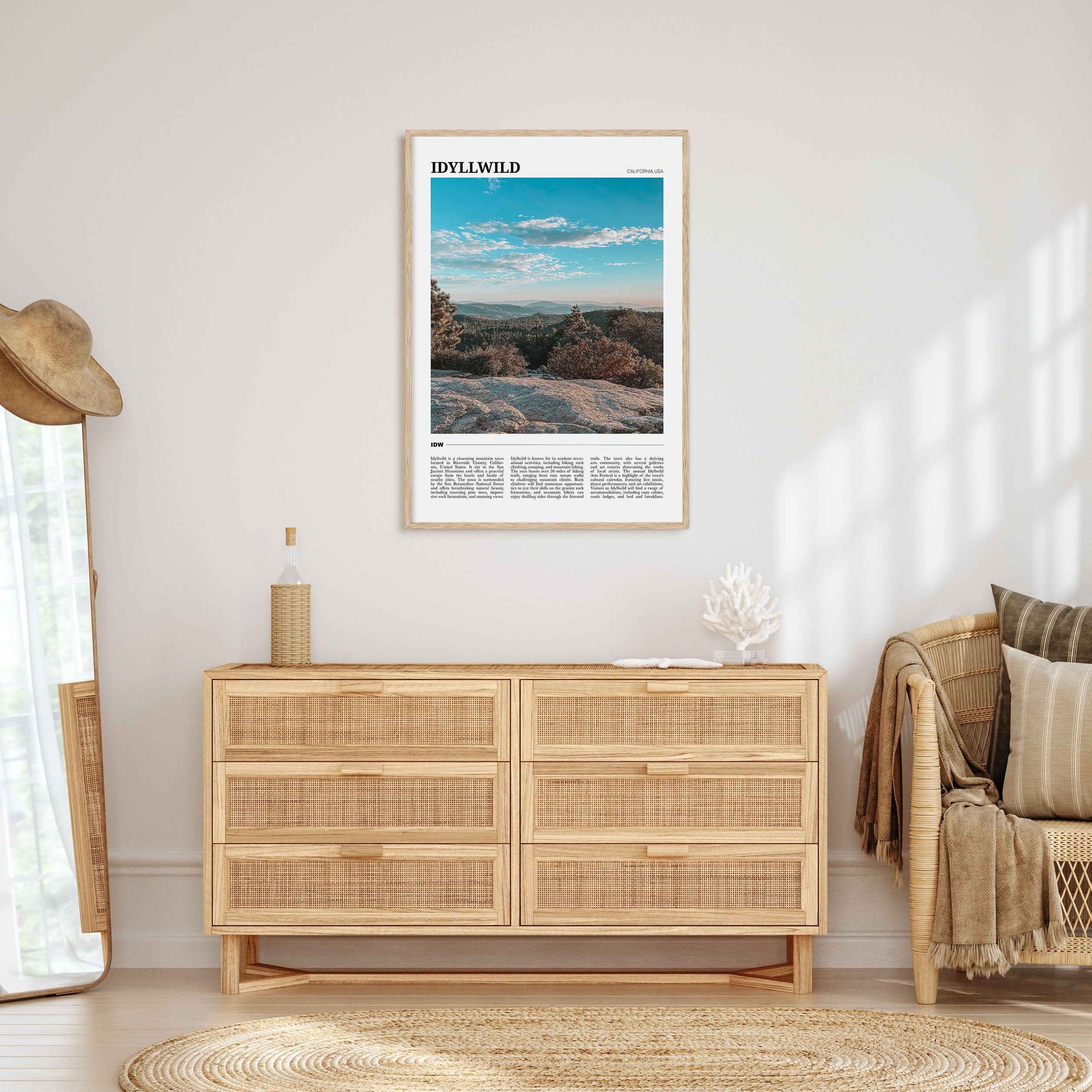 Idyllwild Travel Color Poster