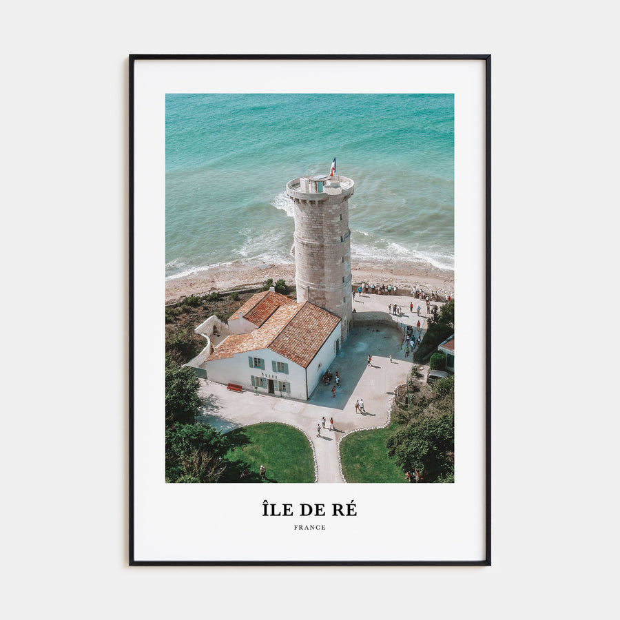 Île de Ré Portrait Color Poster