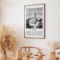 Ile De Re Print Black and White, Île de Ré Wall Art, Île de Ré Poster, Île de Ré Photo, Île de Ré Wall Décor, Île de Ré Map, France