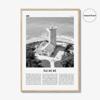 Ile De Re Print Black and White, Île de Ré Wall Art, Île de Ré Poster, Île de Ré Photo, Île de Ré Wall Décor, Île de Ré Map, France