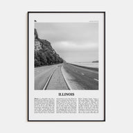 Illinois Travel B&W No 1 Poster