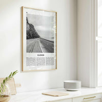 Illinois Print Black and White No 1, Illinois Wall Art, Illinois Poster, Illinois Photo, Illinois Wall Decor, USA, United States, America