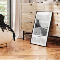 Illinois Print Black and White No 1, Illinois Wall Art, Illinois Poster, Illinois Photo, Illinois Wall Decor, USA, United States, America