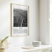 Illinois Print Black and White No 2, Illinois Wall Art, Illinois Poster, Illinois Photo, Illinois Wall Décor, Illinois Map, United States