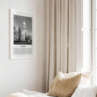 Illinois Print Black and White No 3, Illinois Wall Art, Illinois Poster, Illinois Photo, Illinois Wall Decor, USA, United States, America