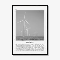 Illinois Print Black and White No 5, Illinois Wall Art, Illinois Poster, Illinois Photo, Illinois Wall Decor, USA, United States, America