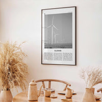 Illinois Print Black and White No 5, Illinois Wall Art, Illinois Poster, Illinois Photo, Illinois Wall Decor, USA, United States, America