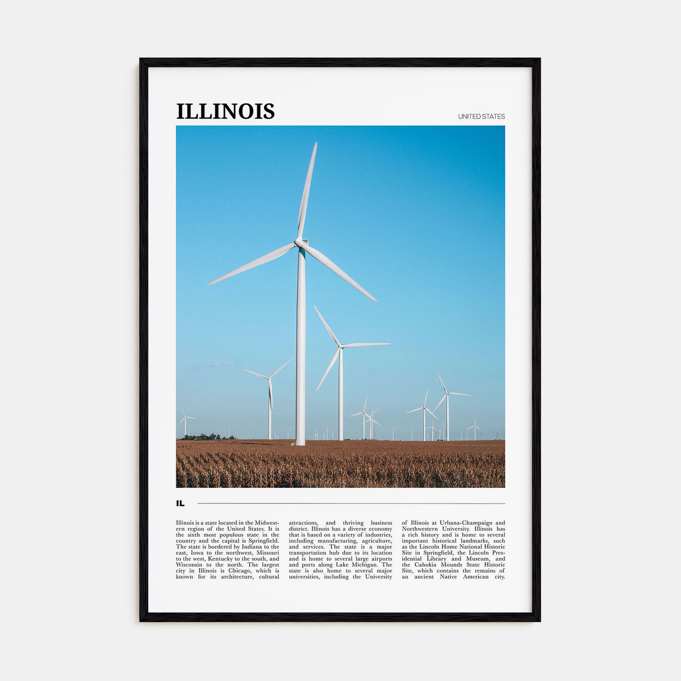 Illinois Travel Color No 1 Poster