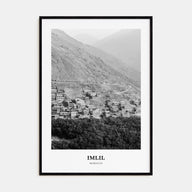 Imlil Portrait B&W Poster