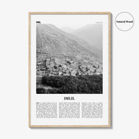 Imlil Print Black and White, Imlil Wall Art, Imlil Poster, Imlil Photo, Imlil Wall Décor, Imlil Map, Morocco