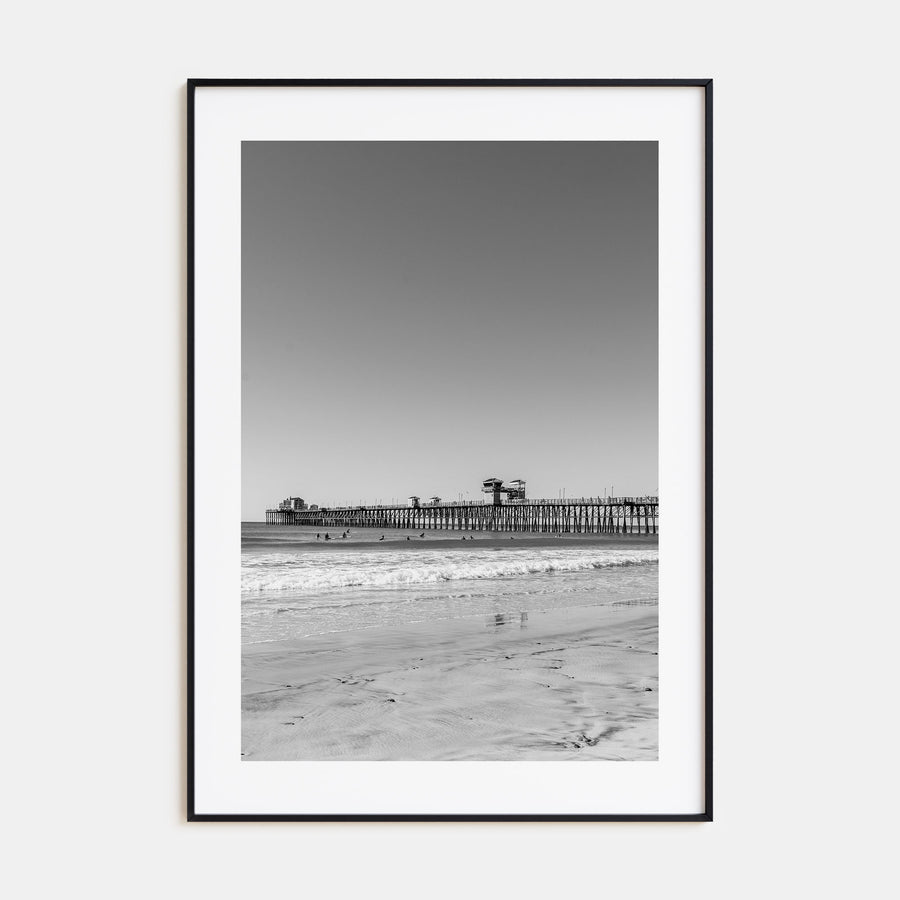 Imperial Beach Photo B&W Poster