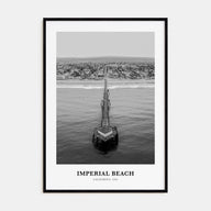 Imperial Beach Portrait B&W Poster