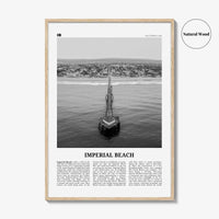 Imperial Beach Print Black and White, Imperial Beach Wall Art, Imperial Beach Poster, Imperial Beach Photo, California, USA, United States
