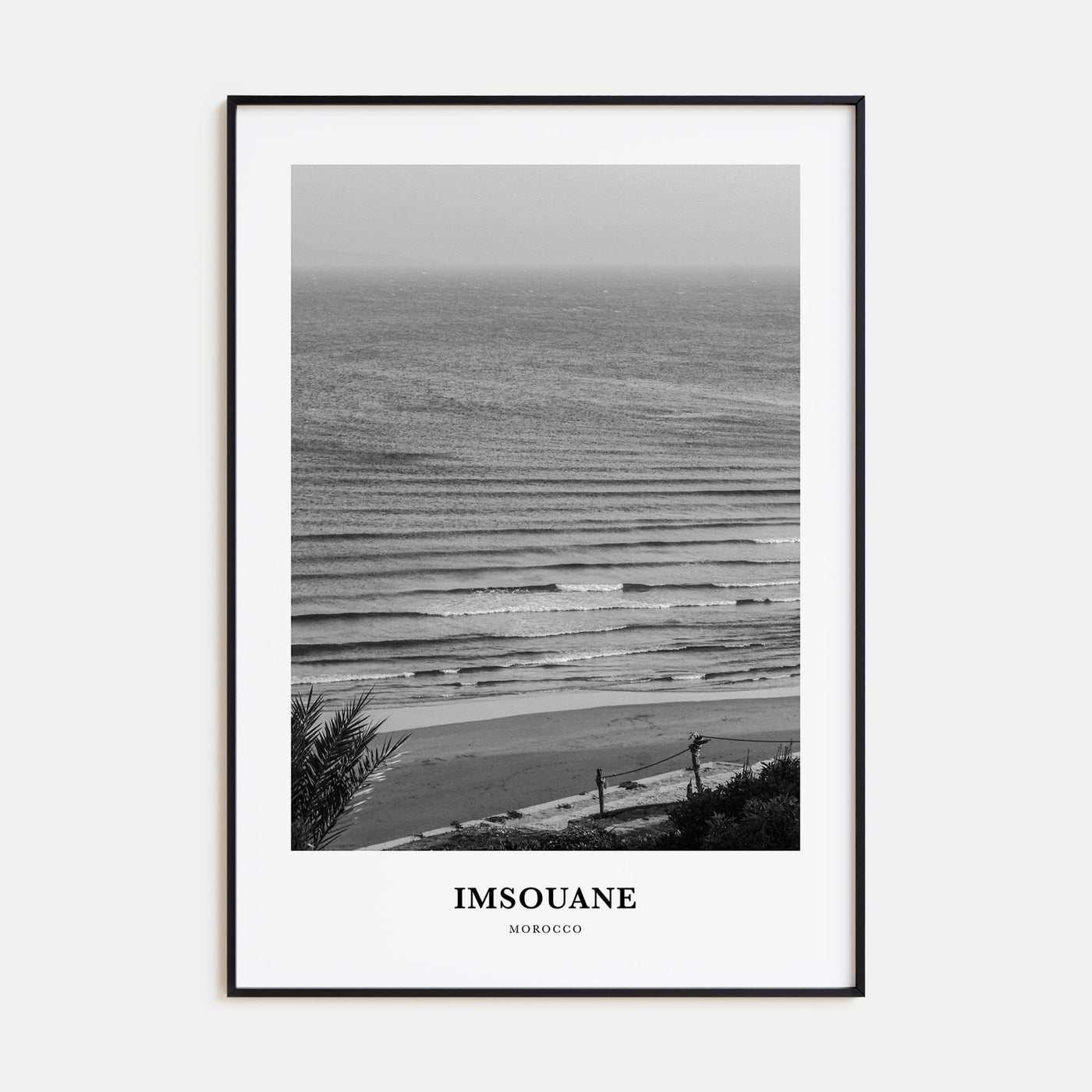 Imsouane Portrait B&W Poster