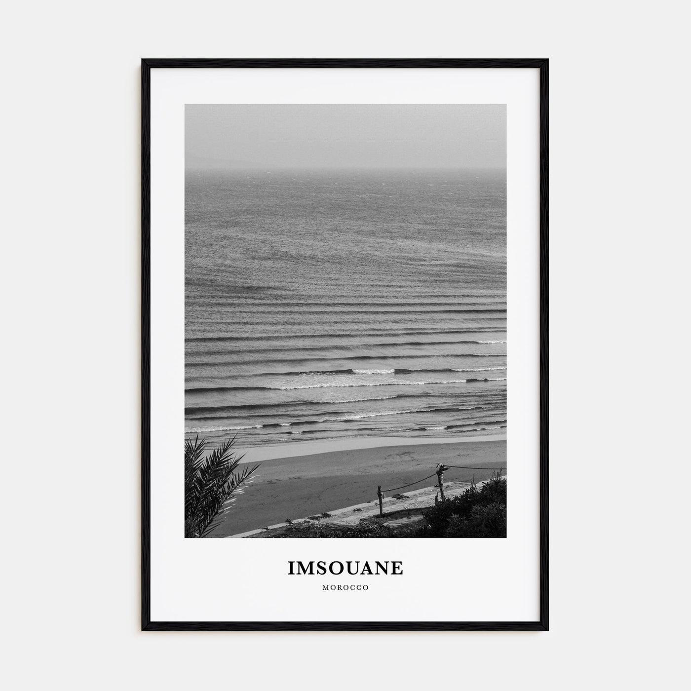Imsouane Portrait B&W Poster