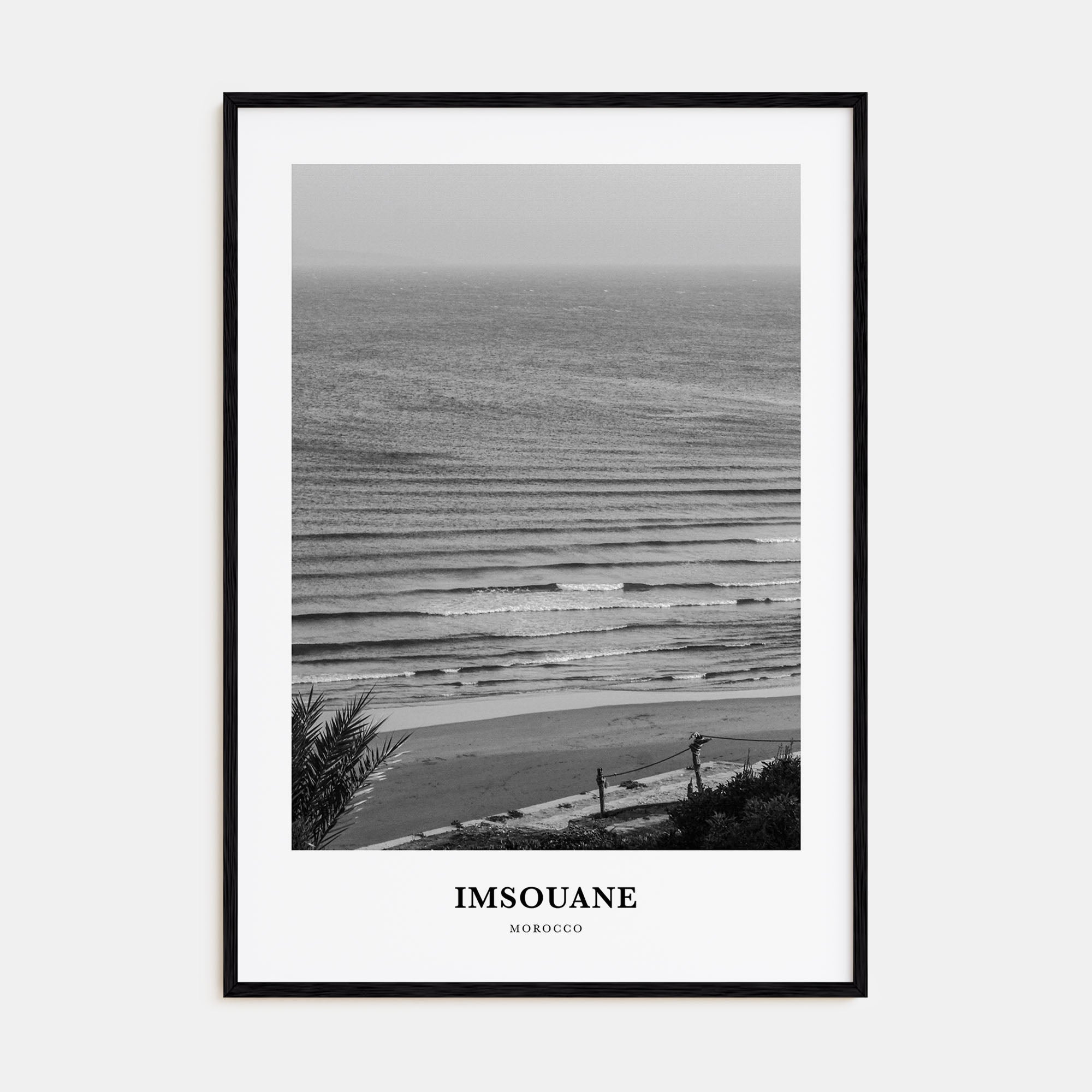 Imsouane Portrait B&W Poster