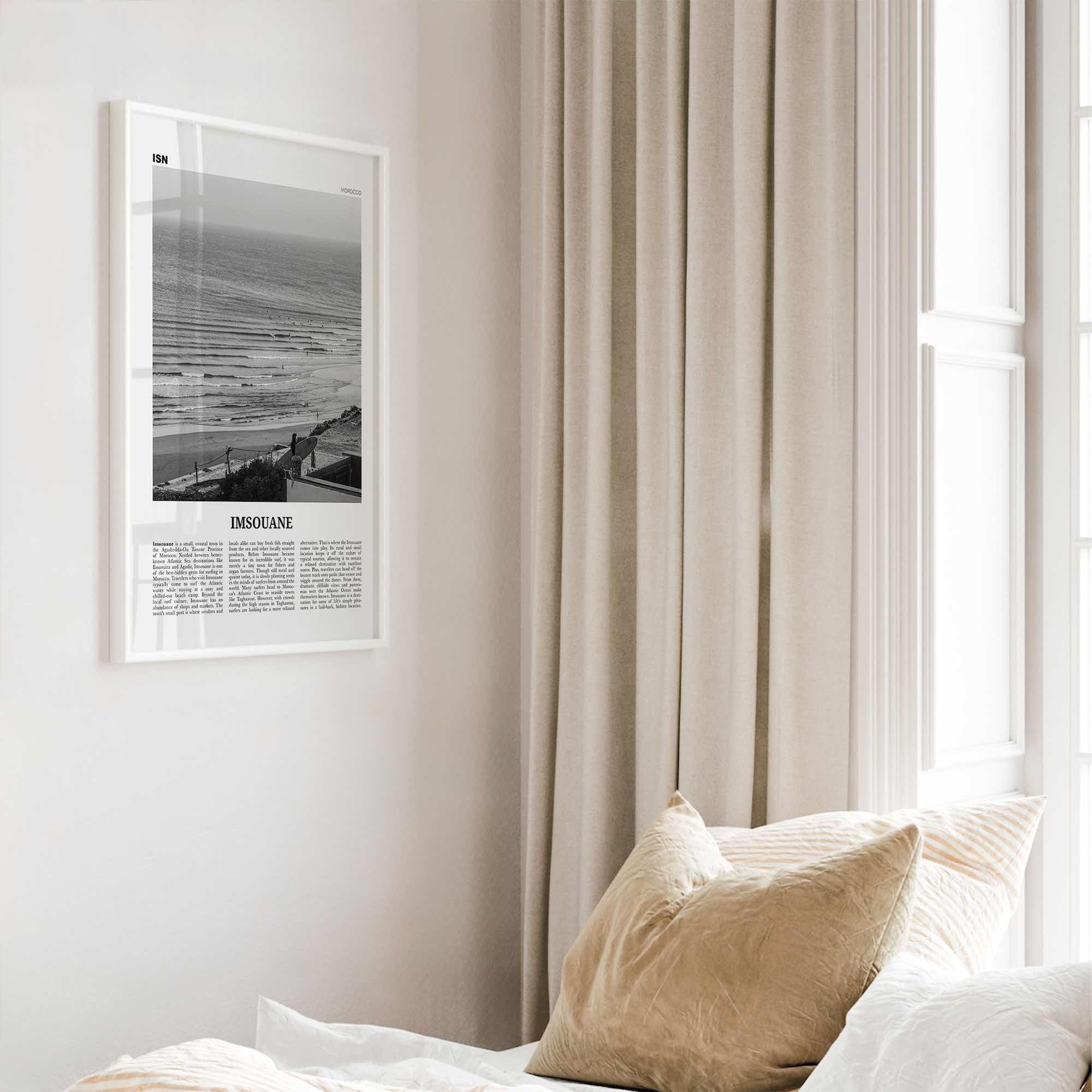 Imsouane Print Black and White, Imsouane Wall Art, Imsouane Poster, Imsouane Photo, Imsouane Wall Décor, Imsouane Surf, Morocco
