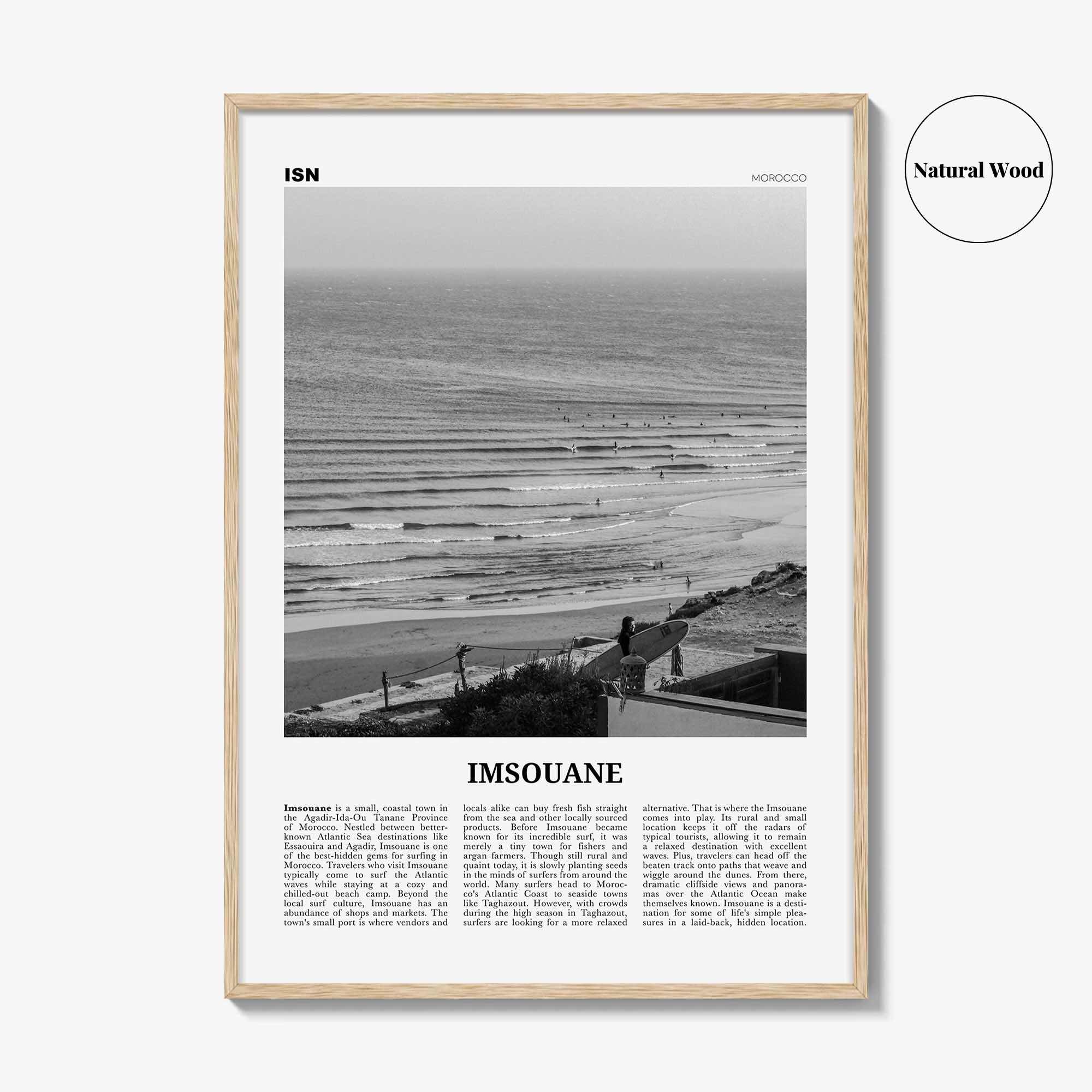 Imsouane Print Black and White, Imsouane Wall Art, Imsouane Poster, Imsouane Photo, Imsouane Wall Décor, Imsouane Surf, Morocco