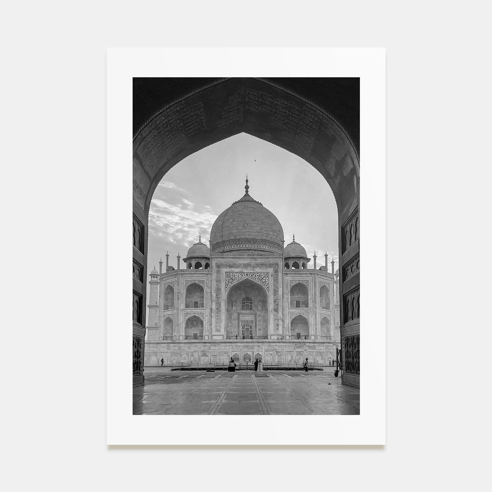 India Photo B&W Poster